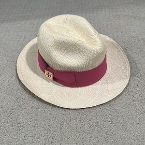 TORY BURCH FEDORA STRAW HAT